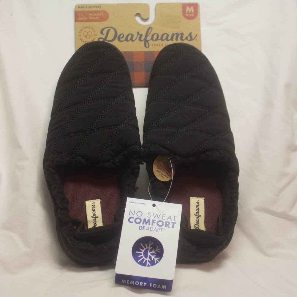New Dearfoams Men's Slippers Size Medium 9-10